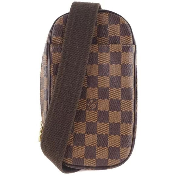Louis Vuitton Pochette Ganju Damier Canvas Shoulder Bag - Picture 1 of 7